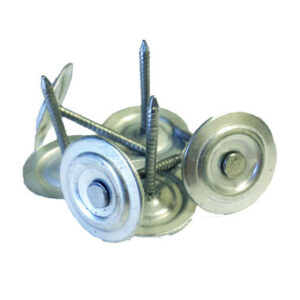 Nails, 1 1/4" Round Metal Cap (50LB/BOX) 70PCS Per Lb