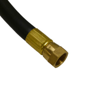 1/2" X 10' Black 350PSI W 1/2" Female Swivel SAE Hose